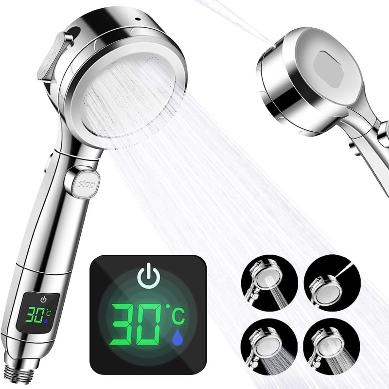 Water-Saving Shower Head with Pressure Increase