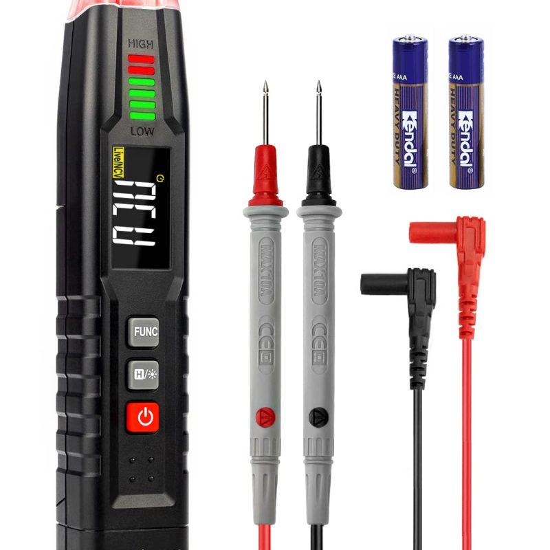 KAIWEETS Multi-function Voltage Tester,  600V AC/DC ,