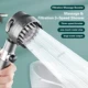 Massage Shower Head High Pressure Adjustable 3 Spray Modes Showerhead Multifunctional Rainfall With Filter Bathroom Accessories