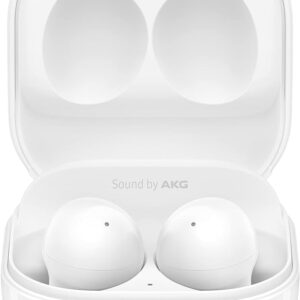 Samsung Galaxy Buds2 Wireless Earphones, 2 Year Extended Manufacturer Warranty, White (UK Version)