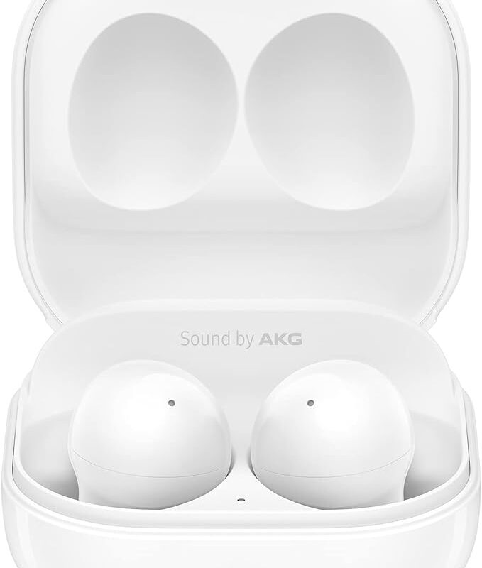 Samsung Galaxy Buds2 Wireless Earphones, 2 Year Extended Manufacturer Warranty, White (UK Version)