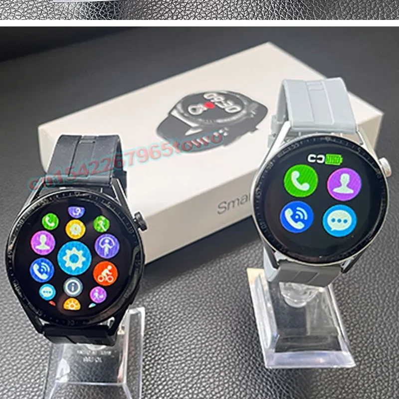 New GPS Smart Watch Men For GT4 Pro 360*360 AMOLED Screen Heart rate Bluetooth Call IP68 Waterproof Blood Oxygen Smartwatch 2024