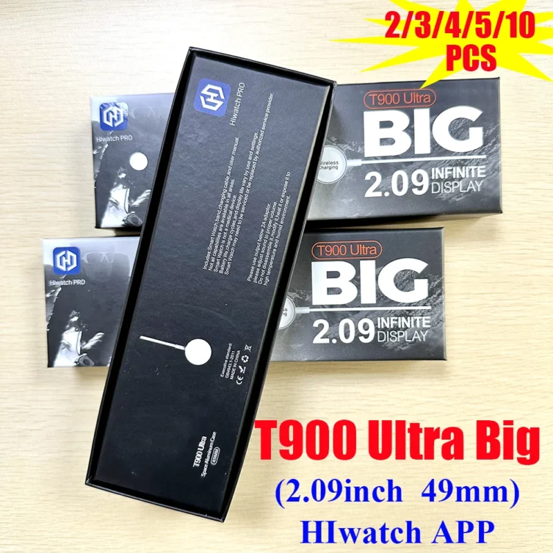 T900 Ultra SmartWatch Men 49MM 2.09″Big NFC BT Call Sport Music Healty Monitor answer a call watch