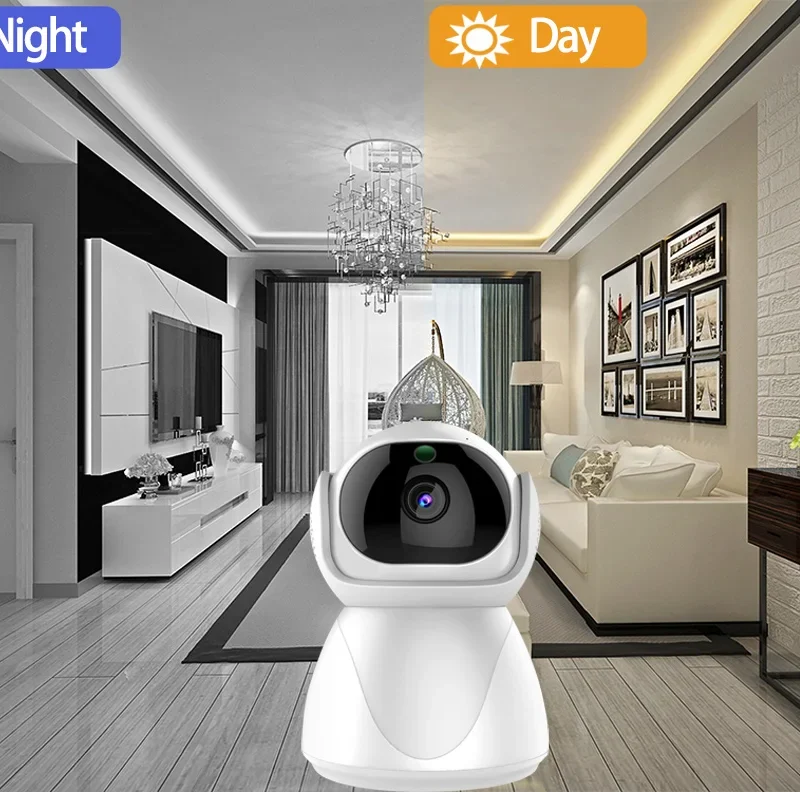 FHD Wireless WIFI Camera PTZ IP CCTV Security Protector Surveillance Camera Smart Auto Tracking Baby Monitor with Google Alexa
