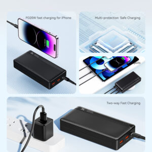 PB71 PD20W+QC3.0 3 Ports Fast Charging Power Bank 10000mAh