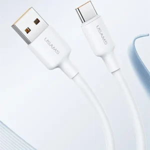 USAMS U84 USB Type C Data Core Wire USB Cable For iPhone 14 13 12 Pro Max iPad Fast Data Charging Charger Xiaomi Huawei Samsung