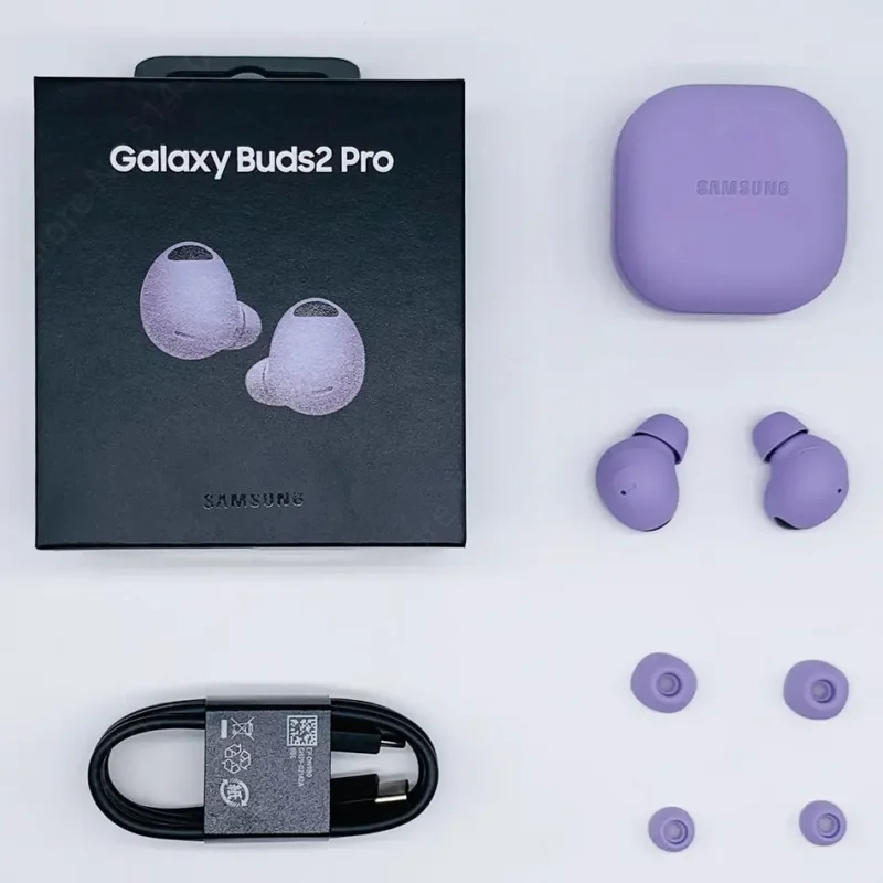 Samsung Galaxy Buds 2 Pro Active Noise Cancelling Bluetooth TWS Earphone Wireless Earphone HiFi Sound For Galaxy S24 Plus
