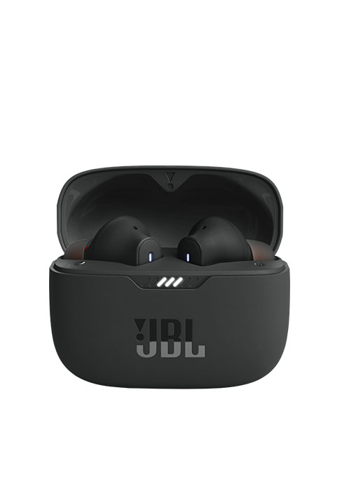 JBL Wave Beam In-Ear Wireless Earbuds with IP54 and IPX2 Waterproofing, Hands-Free Calling and 32-Hour Battery Life, Black