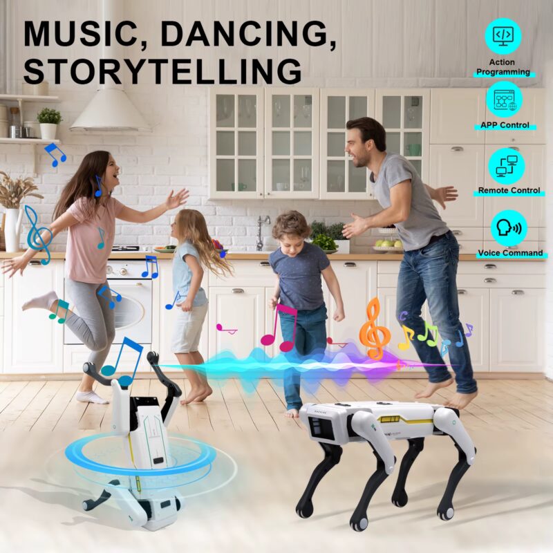 Intelligent AI RC Robot Dog Voice  Remote Control